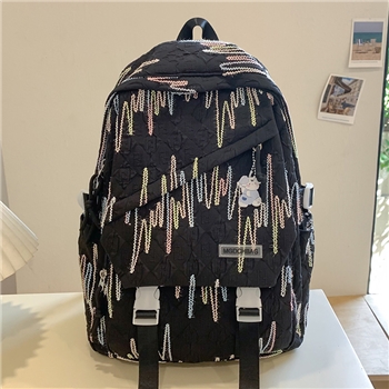 书包儿童小学生女生初中生高颜值ins风条纹小背包双肩包