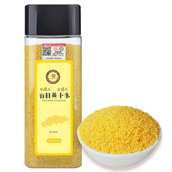 天瑞优品有机黄小米454g罐装 黄小米五谷杂粮养胃小米粥早餐