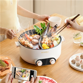 多功能鸳鸯火锅（双旋钮控温）SHG-3033